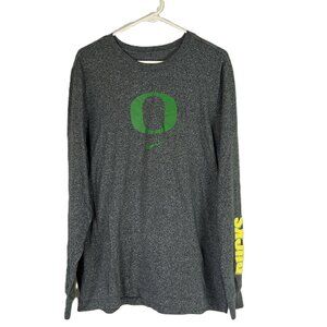 The Nike Tee U of O Oregon Ducks Long Sleeve T Shirt L